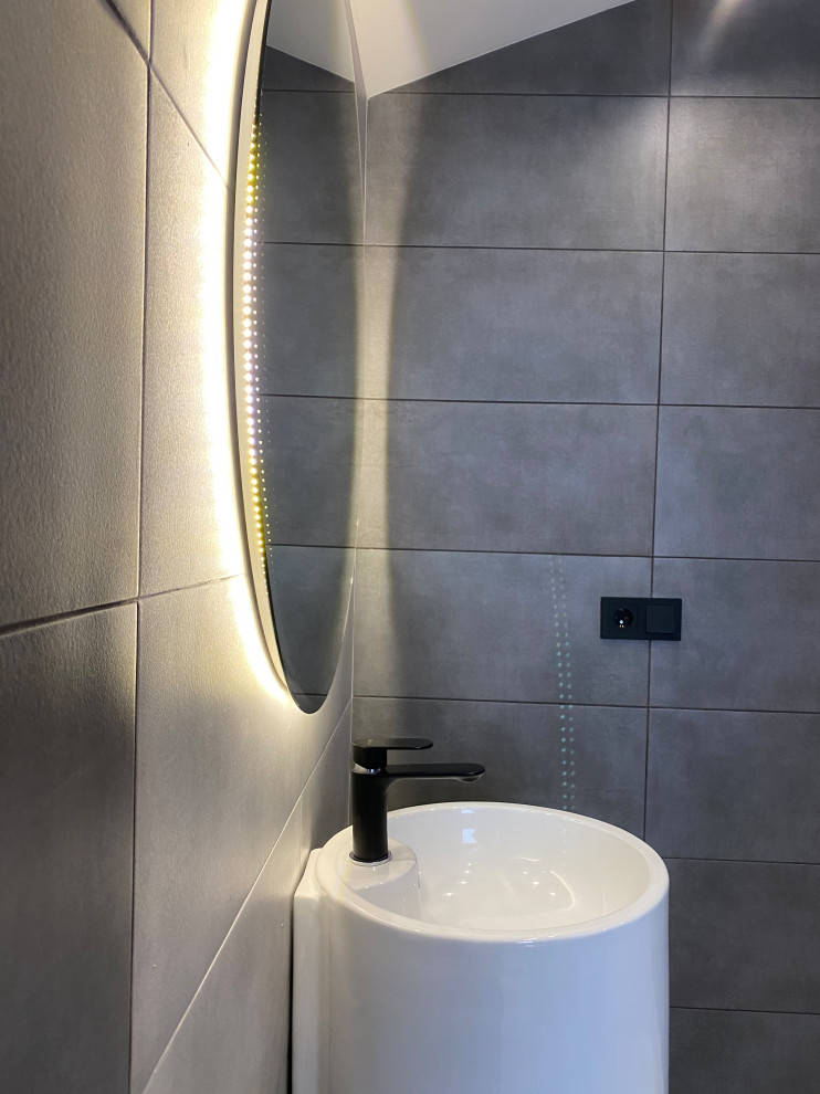 Интерьер ванной комнаты в частном доме