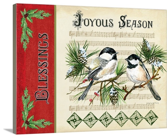 "Joyous Season" Wrapped Canvas Art Print, 30"x24"x1.5"