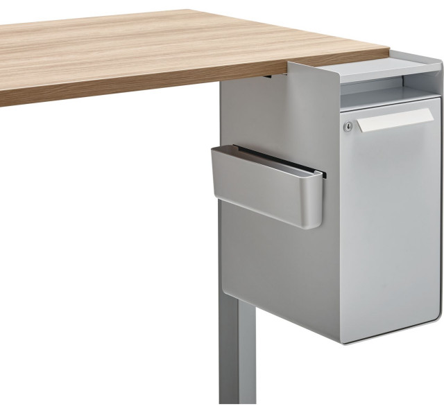 Radii Side Saddle White Contemporary Filing Cabinets By Almo Fulfillment Services