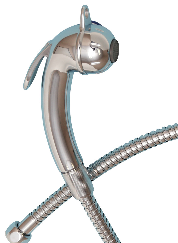 Sanicare Italia Complete Set HandHeld Bidet Model IT700C, All Chrome