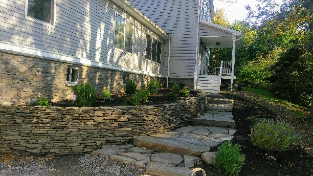 lake house landscape