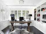 Contemporary Home Office by Drake Builders LLC