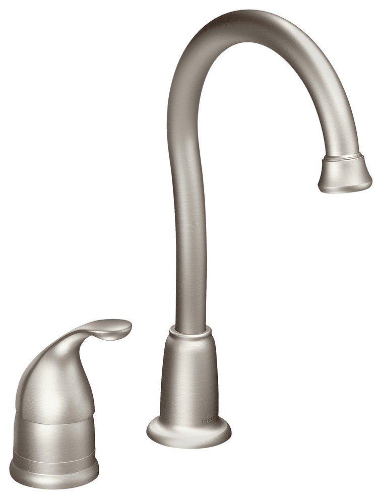 Moen Camerist Spot Resist Stainless One-Handle Bar Faucet 4905SRS