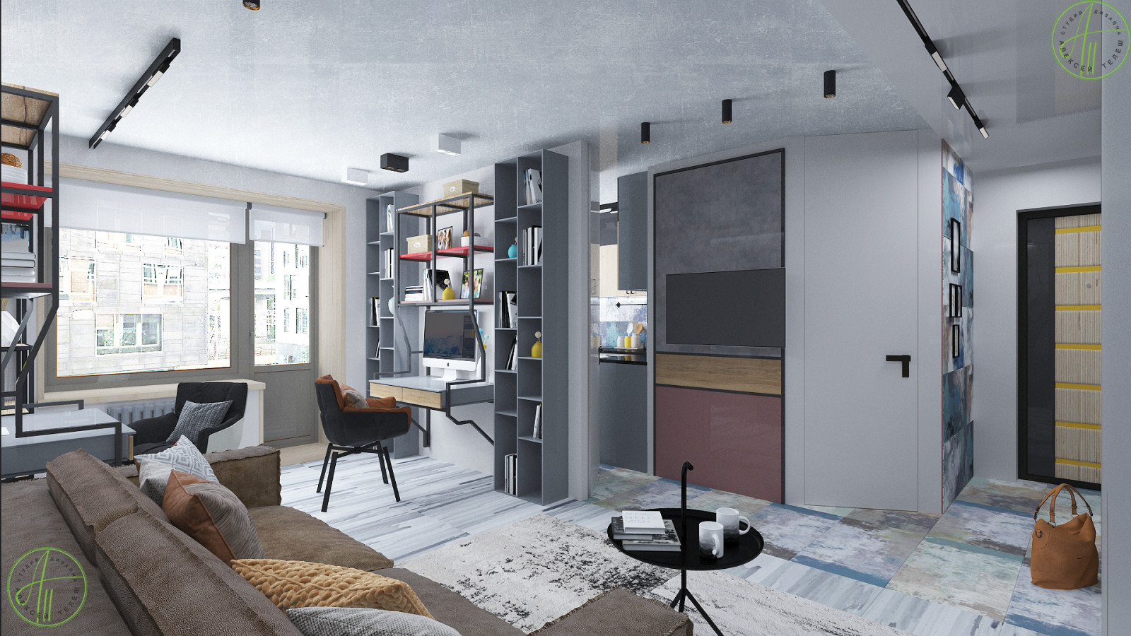 "Концепт серого в Брежневке"