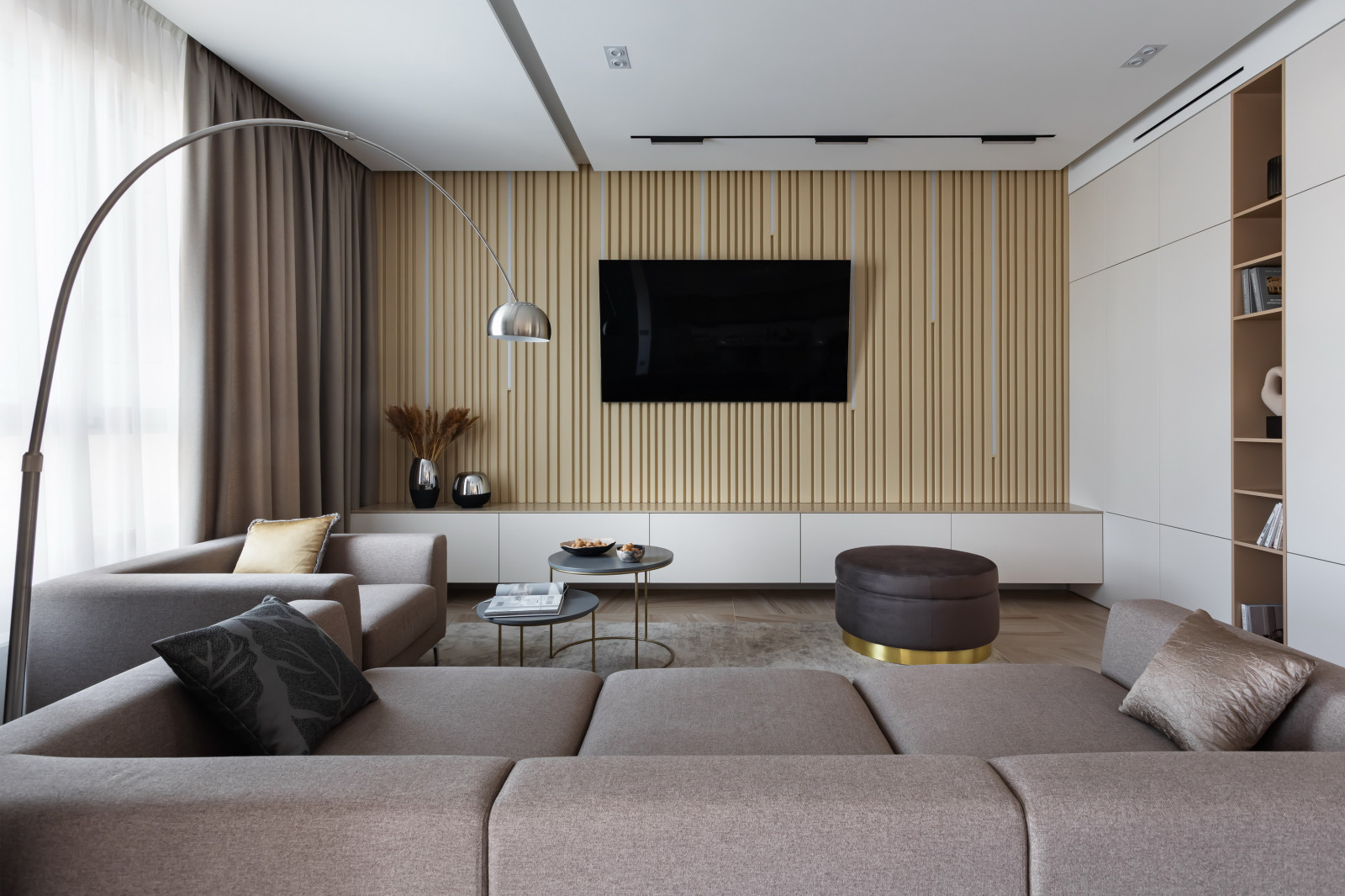 Реализованная квартира в ЖК Макаровский. Кухня-гостиная