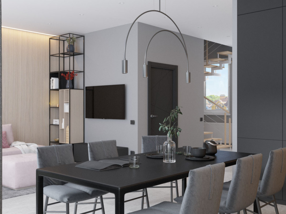 Аскетичный каркасный дом