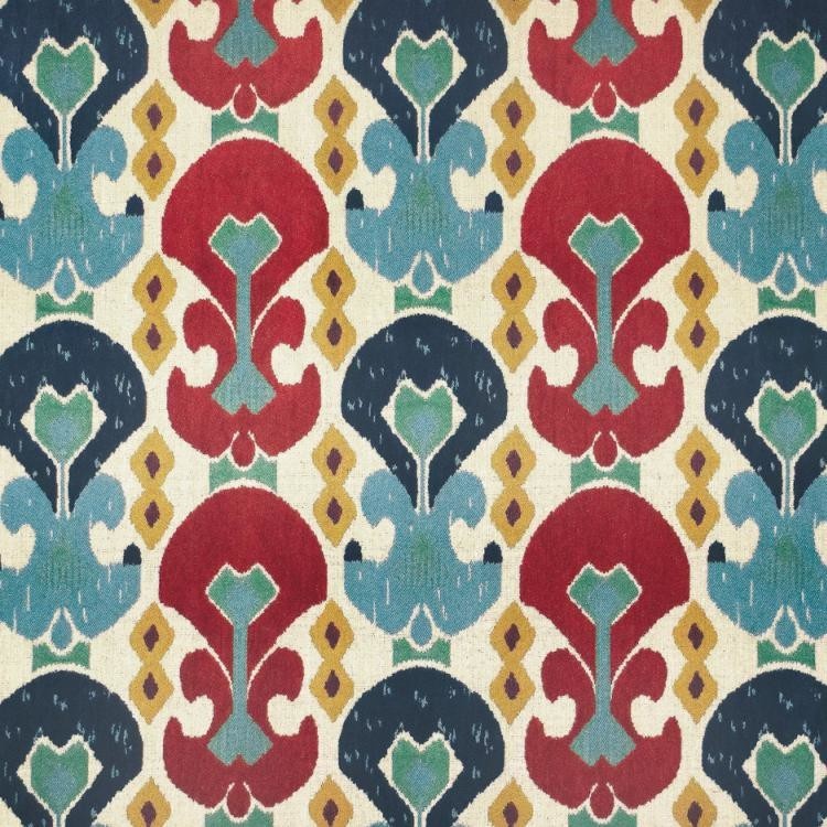 Kasbah Jewel Fabric Mediterranean Upholstery Fabric by RM COCO