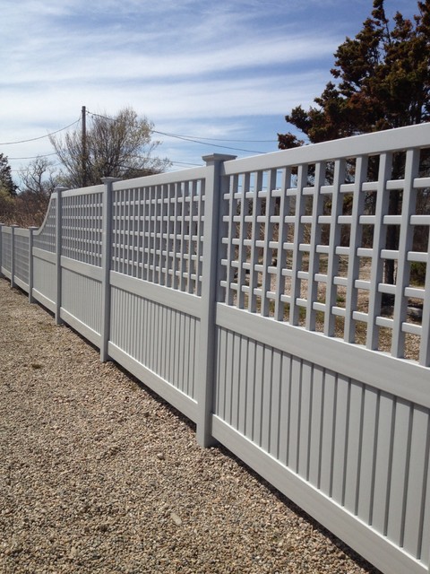 pvc fence lattice gate