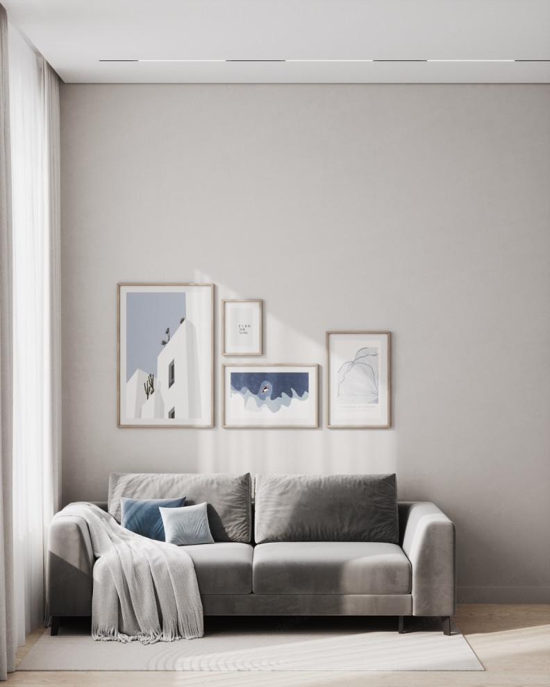 Дизайн проект 3 комнатной квартиры - ЖК Резиденция Архитекторов