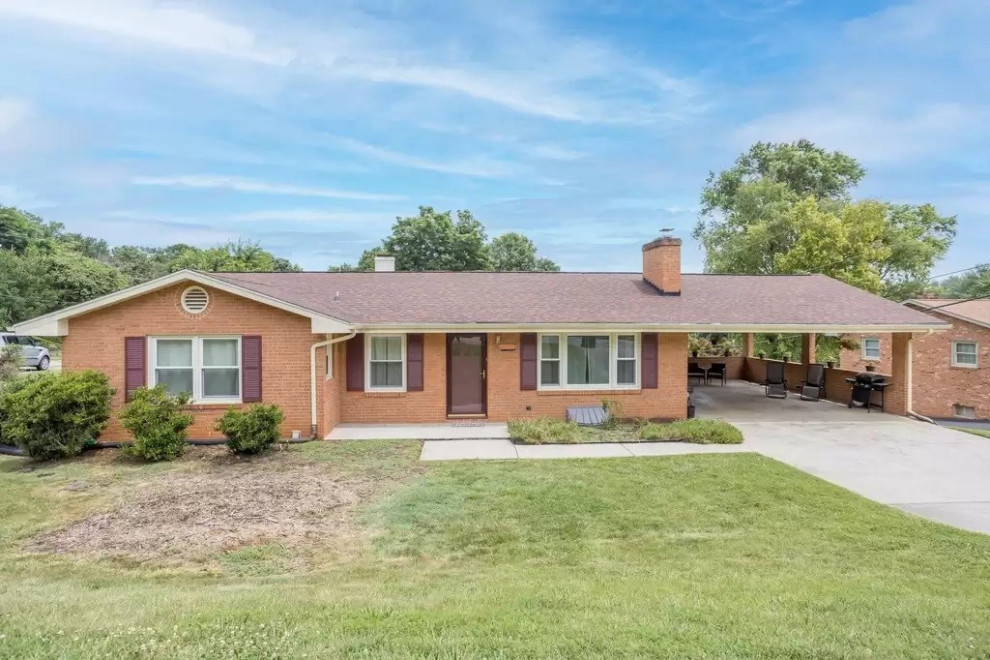 Please help with orange brick ranch trim colors!