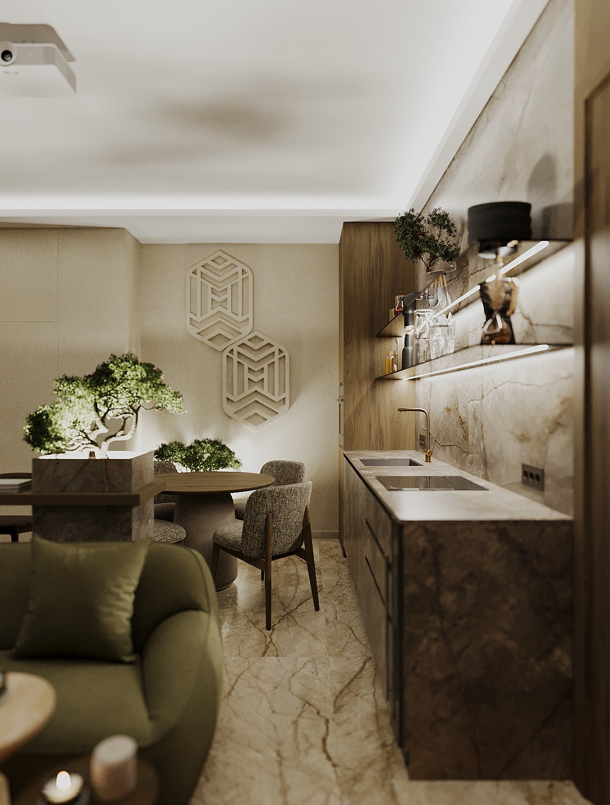 Интерьер 1-но этажной MINIVILLI.terra