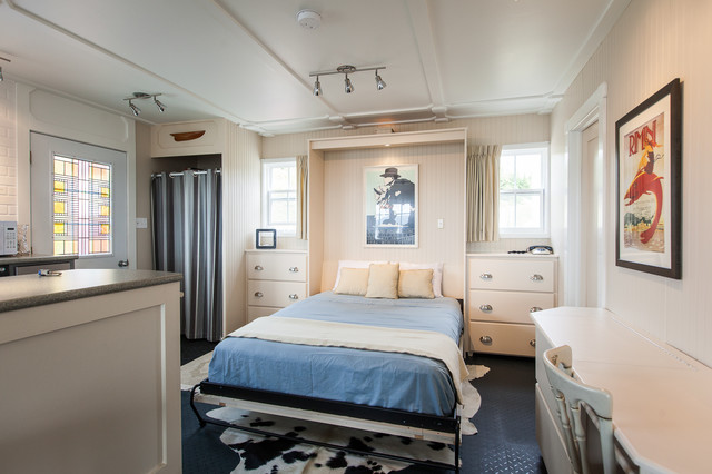 Small Space Living in Outport Community, Port Rexton beach-style-bedroom