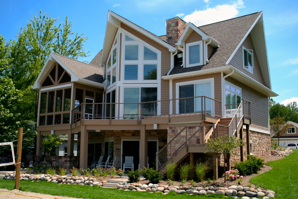 Shavehead Lake Cottage Contemporary Grand Rapids by Agape Designs