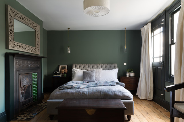 Clapham Refurb transitional-bedroom