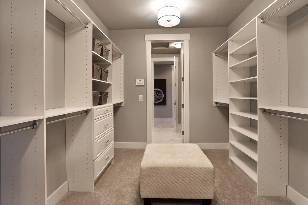 Contemporary storage and wardrobe in Seattle.