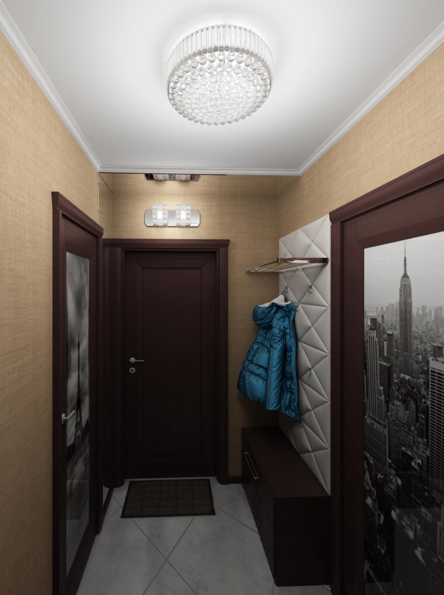 проект однокомнатной квартиры без перепланировки 33 кв.мк