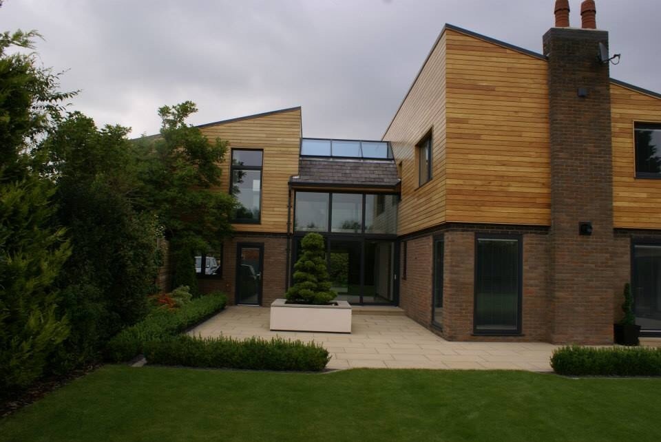 Trendy home design photo in Essex
