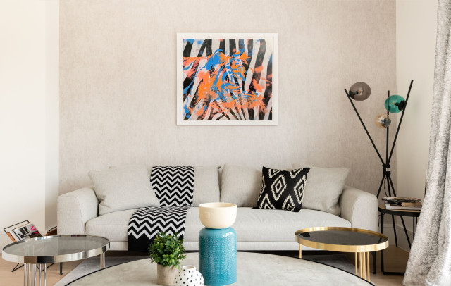 Open plan room design and style contemporary-living-room