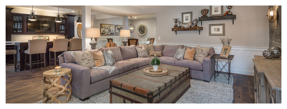 Inspiration for a rustic home design remodel in DC Metro
