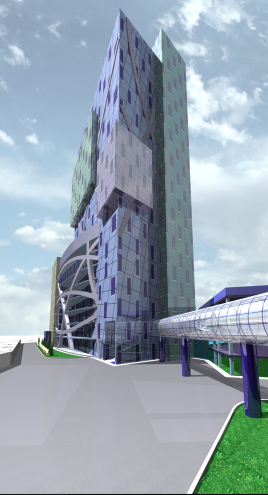 Эскизный проект офисного здания в г. Екатеринбурге