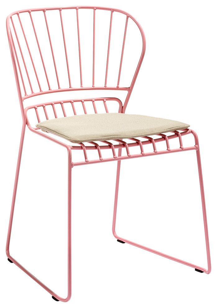 Reso Chair, Natural Sunbrella Cushion, Set of 4