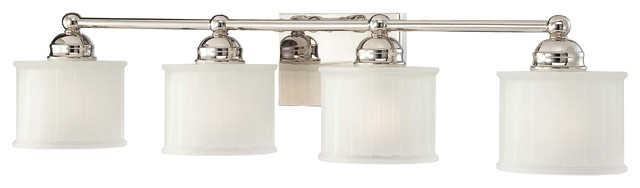 Bathroom Lighting Fixtures Polished Nickel minka-lavery 1730 series7 4-light bath - transitional - bathroom Bathroom Lighting Fixtures Polished Nickel minka-lavery 1730 series7 4-light bath - transitional - bathroom