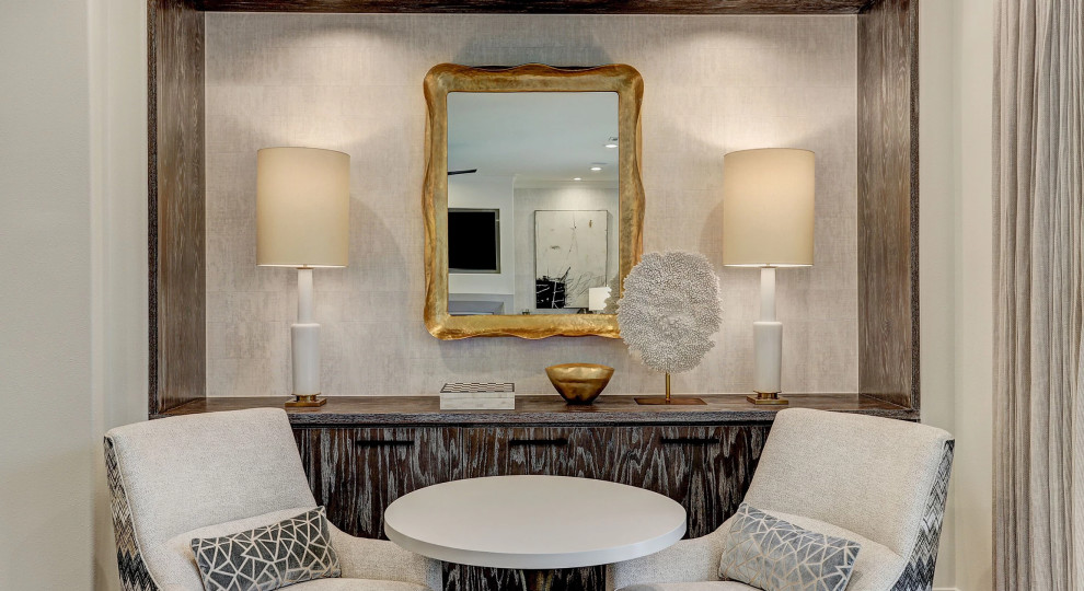 Home design - contemporary home design idea in Houston