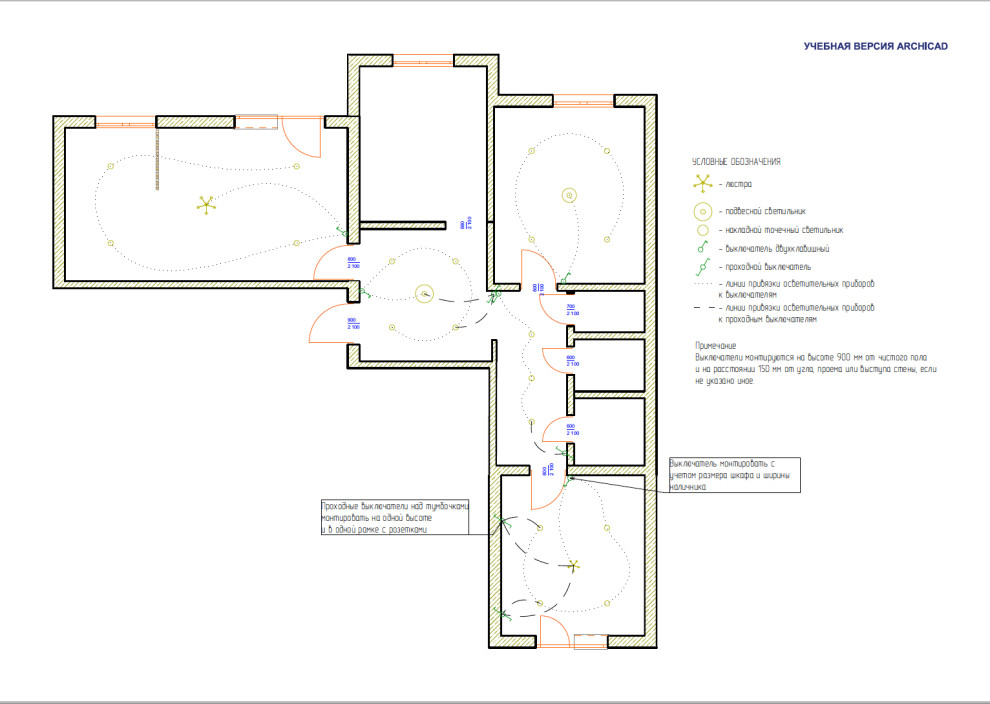 Проект 3-комнатной квартиры Любовь