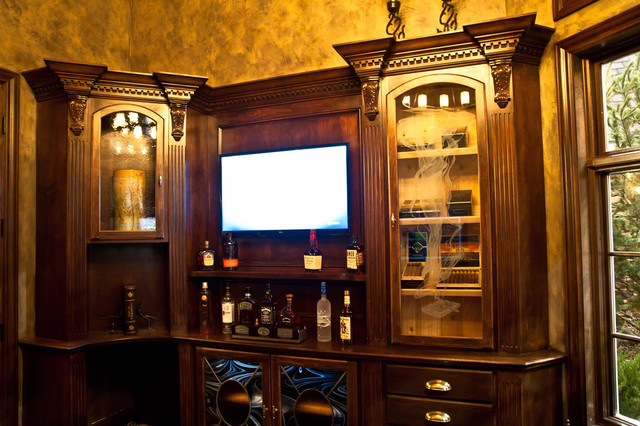 Study And Cigar Room Arts Crafts Home Office Library