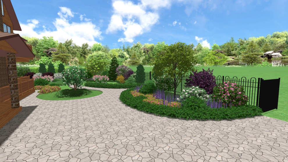 Проектирование участка в  к.п. Аквавилла