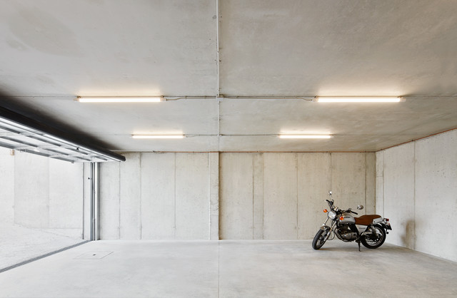 54COD Obra nueva de casa aislada-adosada en Matadepera modern-garage