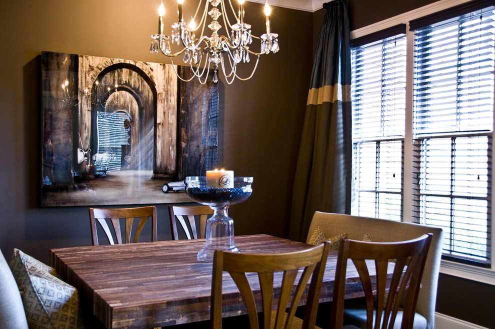Inspiration for a contemporary dining room remodel in Atlanta
