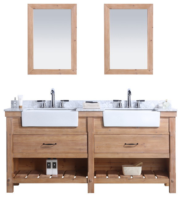 Marina 72 Bathroom Vanity Driftwood, 72 Bathroom Vanities