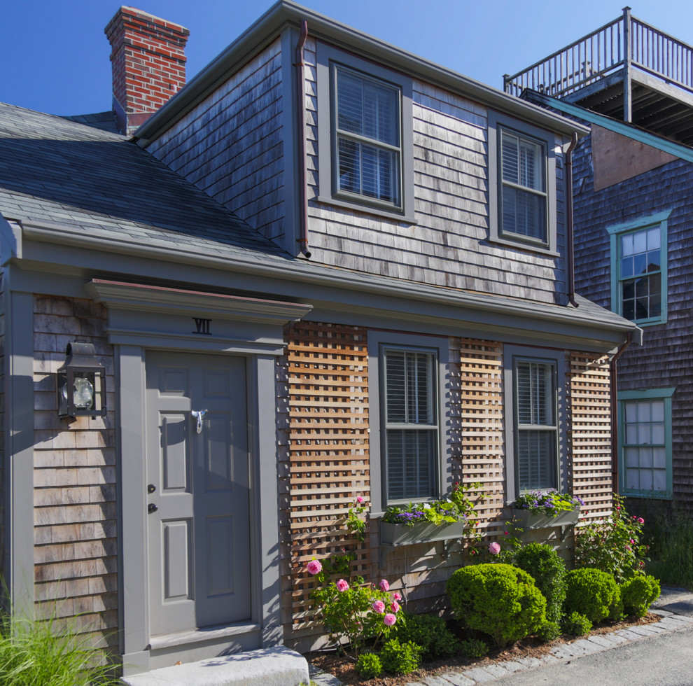 Nantucket Small Cottage Beach Style Exterior Boston