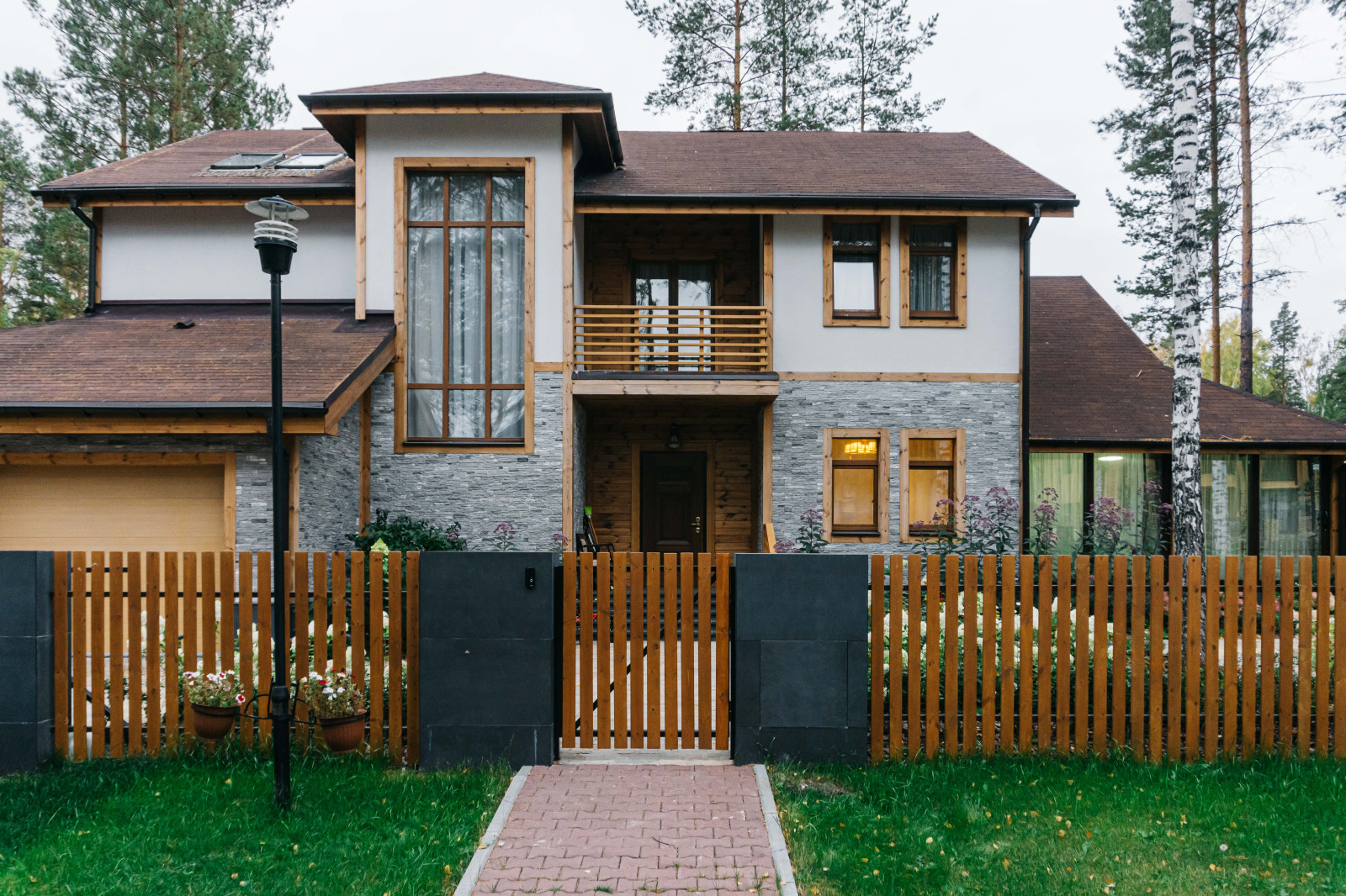 Сад в скандинавском стиле