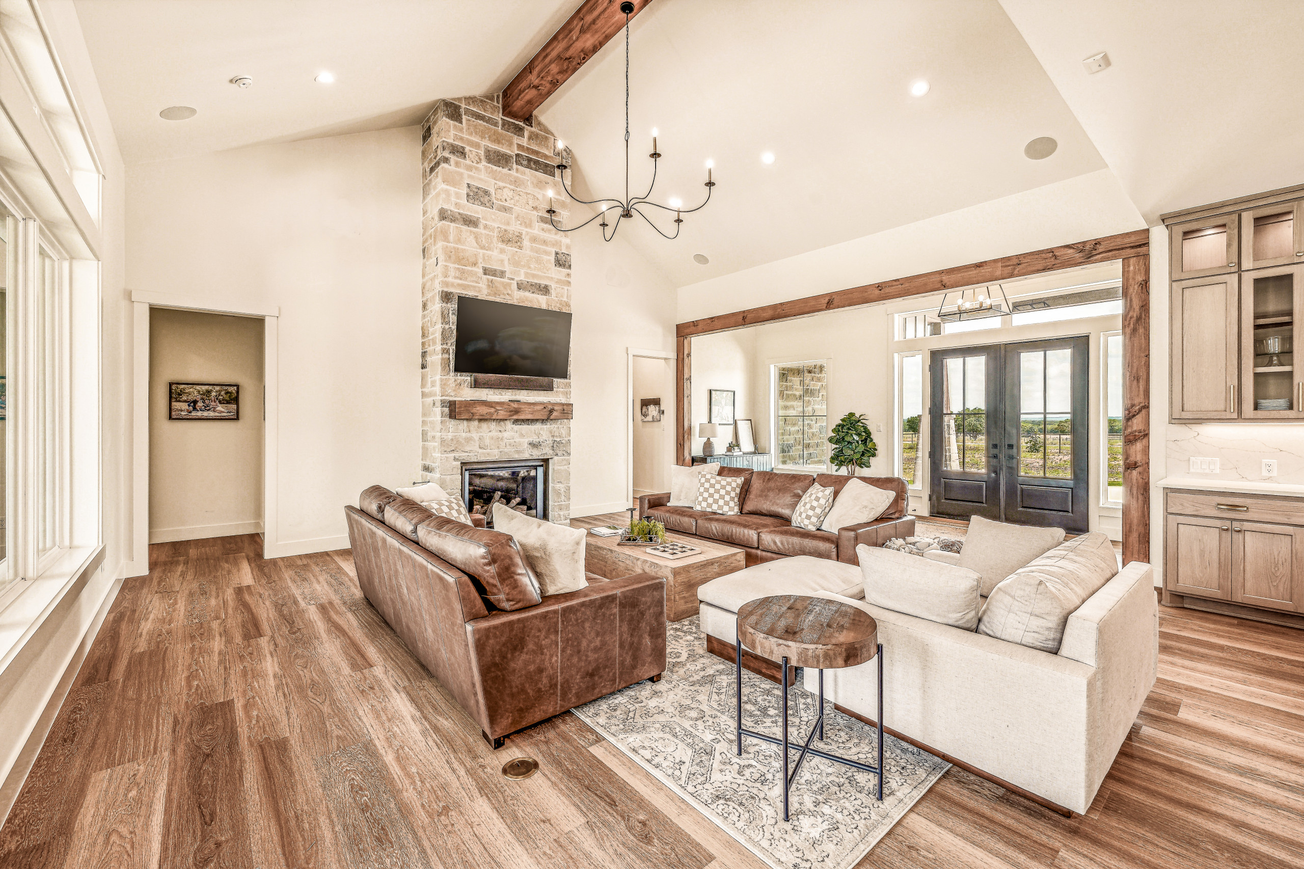 Living Room and Entry Foyer