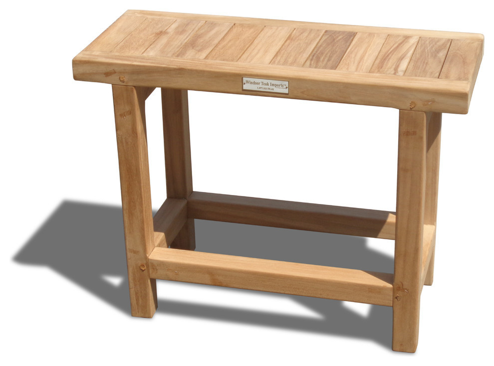 Genuine Grade A Teak, Side Table Or Shower Bench, 24"x10"