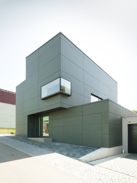 Haus R contemporaneo-fachada