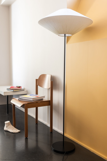 Les peintures The Socialite Family pour M&eacute;riguet-Carr&egrave;re Paris industrial-living-room