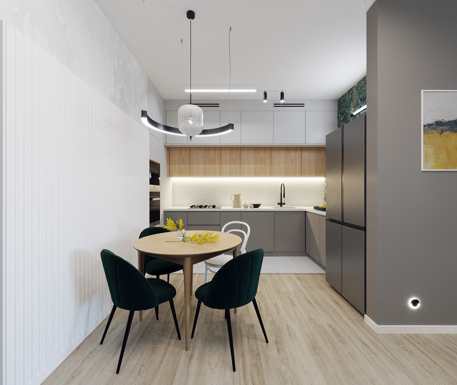 Современная квартира для молодой семьи