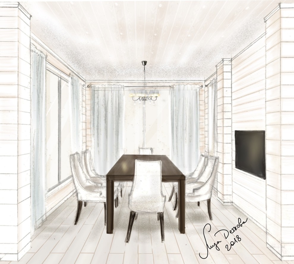 Загородный дом из бруса