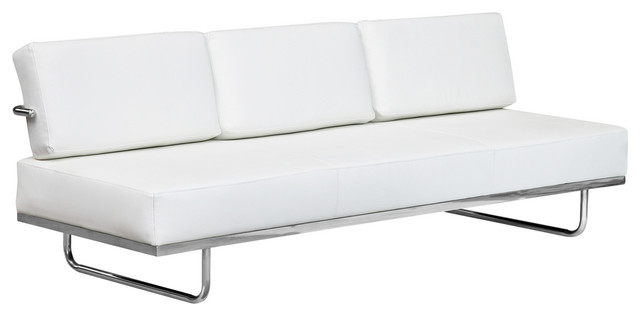 Fine Mod Imports Flat Lc5 Sofa Bed White