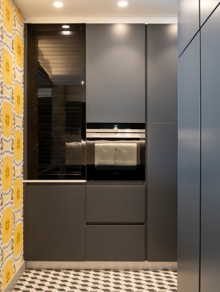 他の地域のおしゃれなキッチンの写真