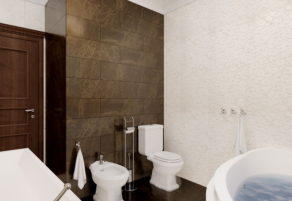 Квартира в классическом стиле. Сравнение 3д и фото