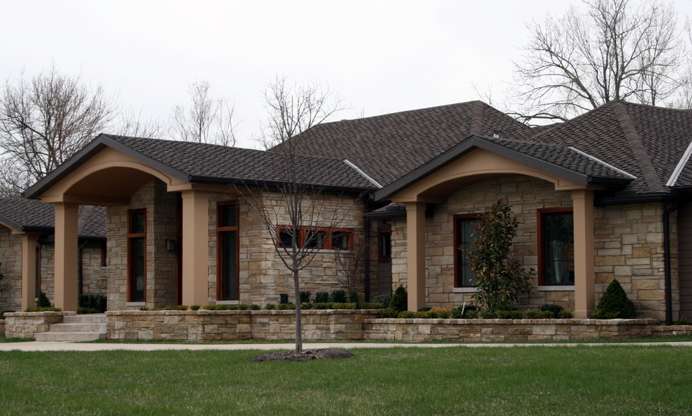 This is an example of a contemporary exterior in Kansas City.