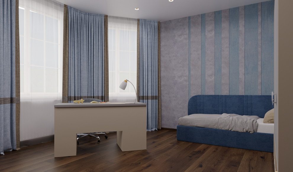 Детская комната по фен-шую, частный дом 200 кв.м