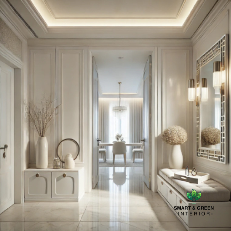 Белая квартира мечты в Современном стиле