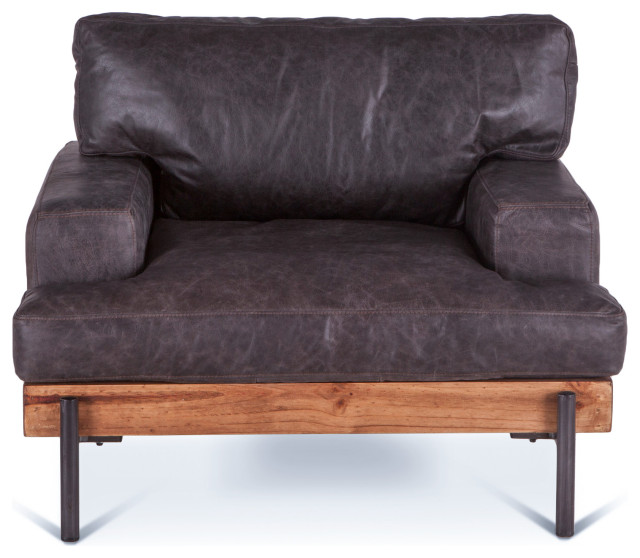 Portofino Leather Armchair, Leather Arm Chair, Arm Chair, Living Room