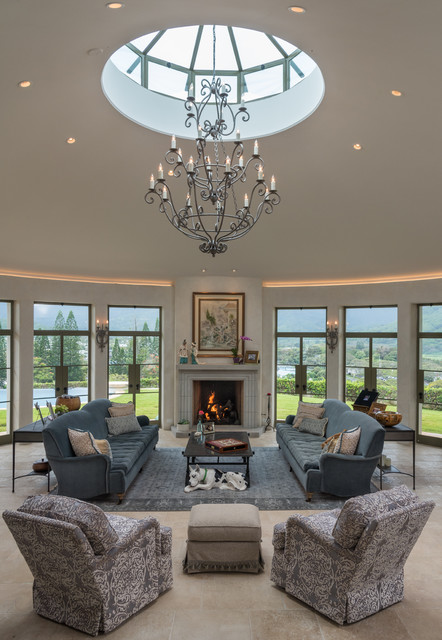 Tuscan Oasis mediterranean-living-room