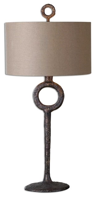 Ferro Cast Iron Table Lamp By Designer Matthew Williams